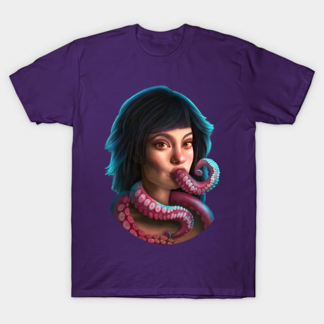 Tentacles T-Shirt by Lyara Costa